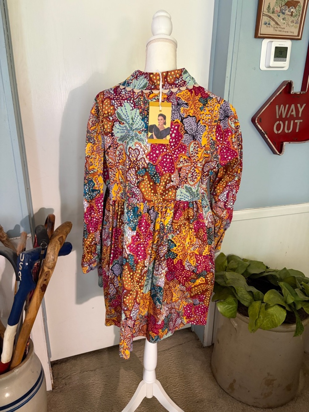 Kika Vargas for Target Vibrant Floral Patchwork Tunic Dress - Multicolor - Picture 5 of 7
